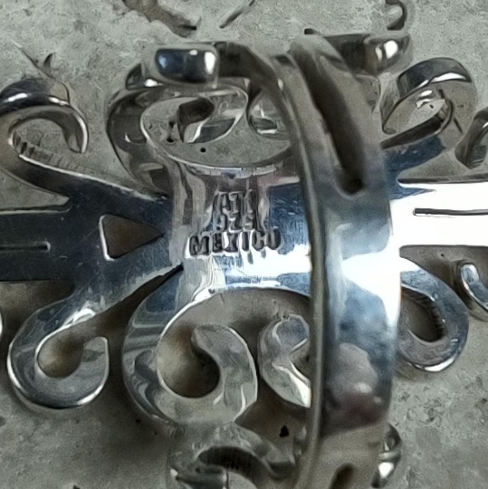 Sterling Silver Scroll Ring - image 8